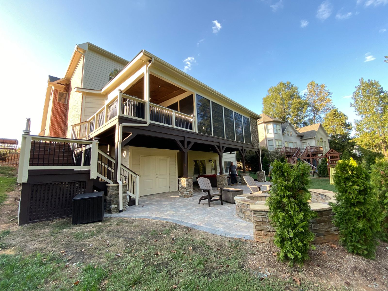 3-season-room-with-covered-deck-and-custom-hardscapes