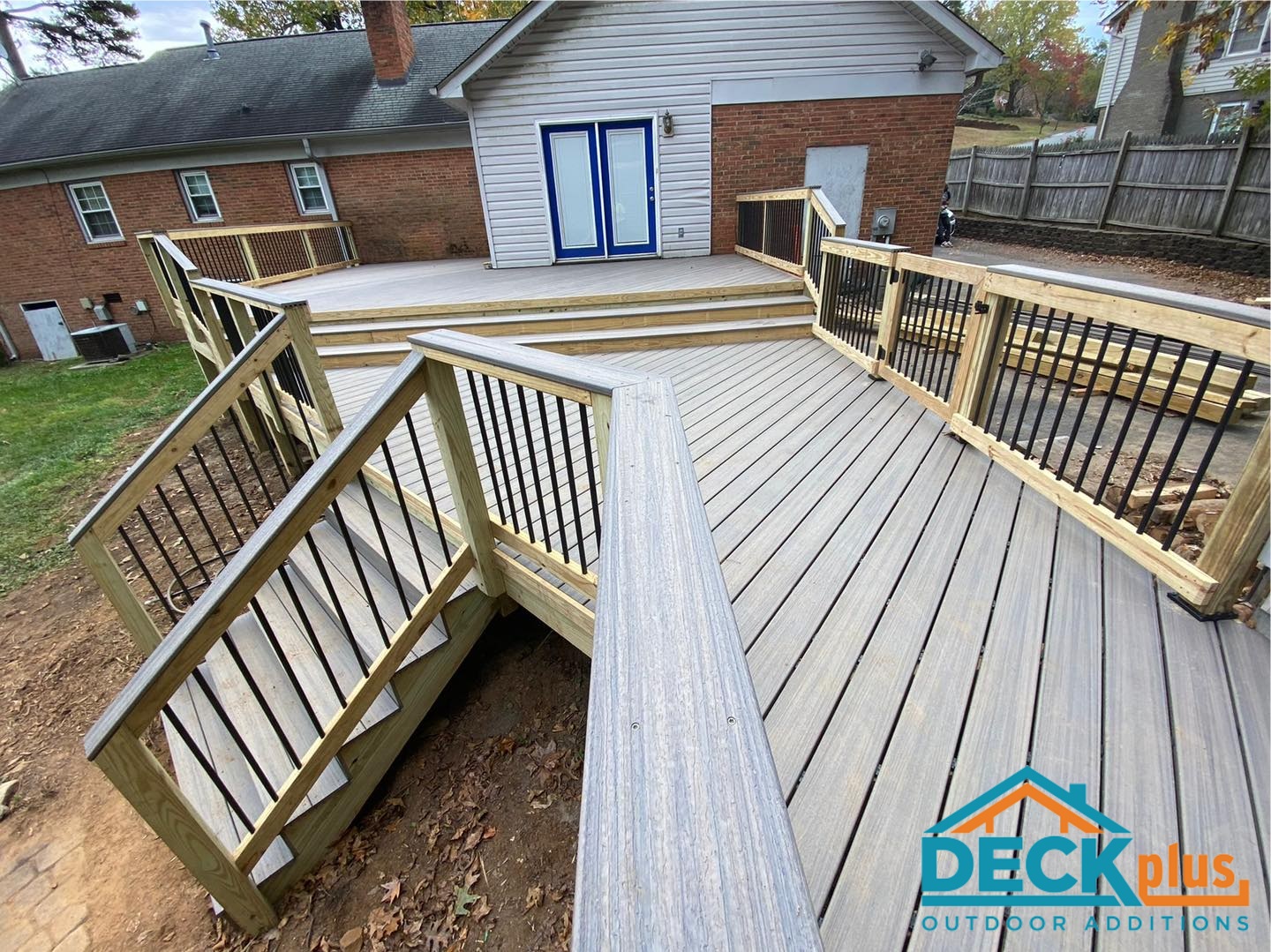 custom low maintenace deck by deck plus