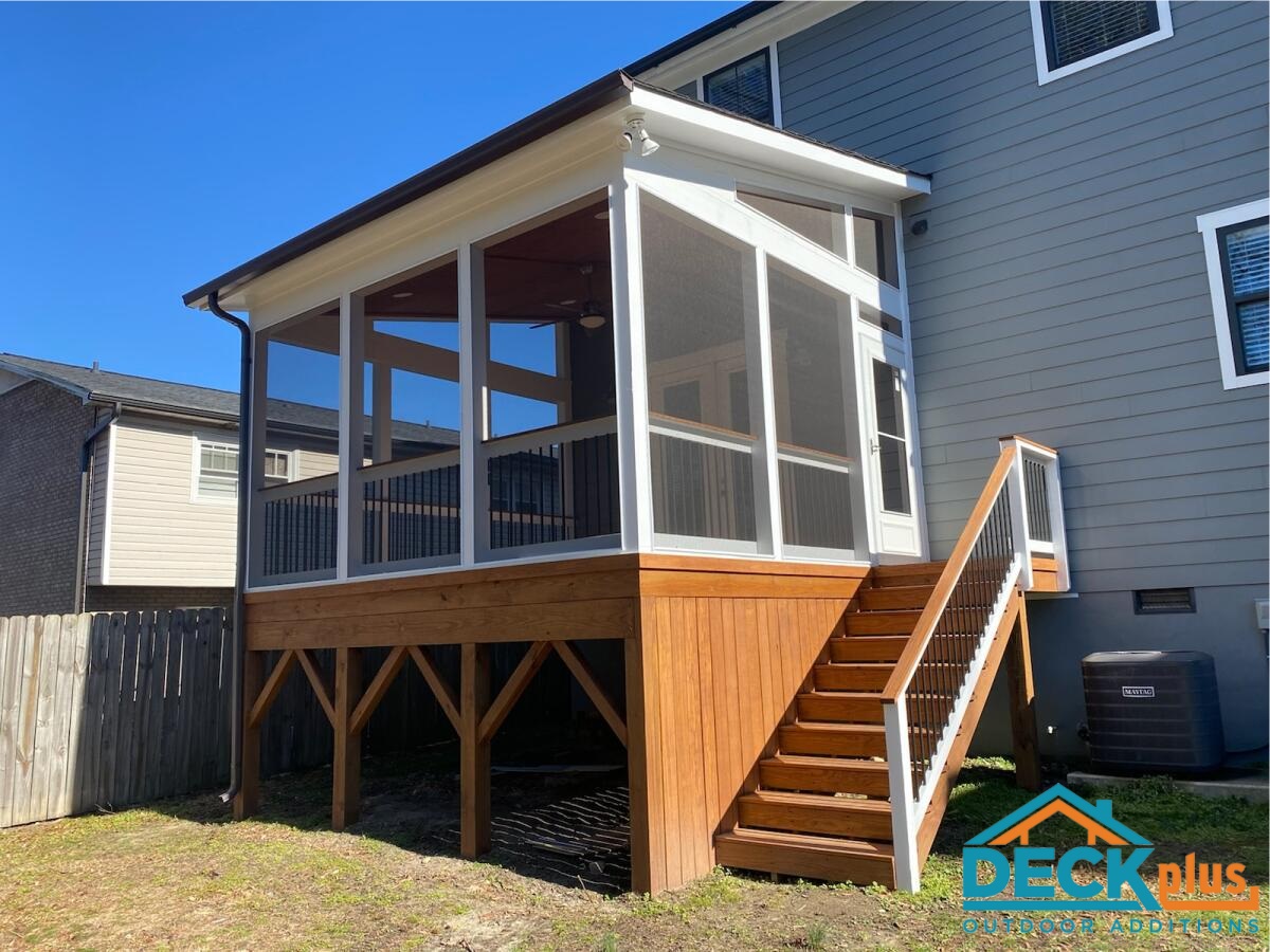 Deck Plus Transforms A Deck Into A Protected Backyard Retreat