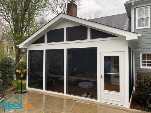 charlotte screened porch featuring pet screen